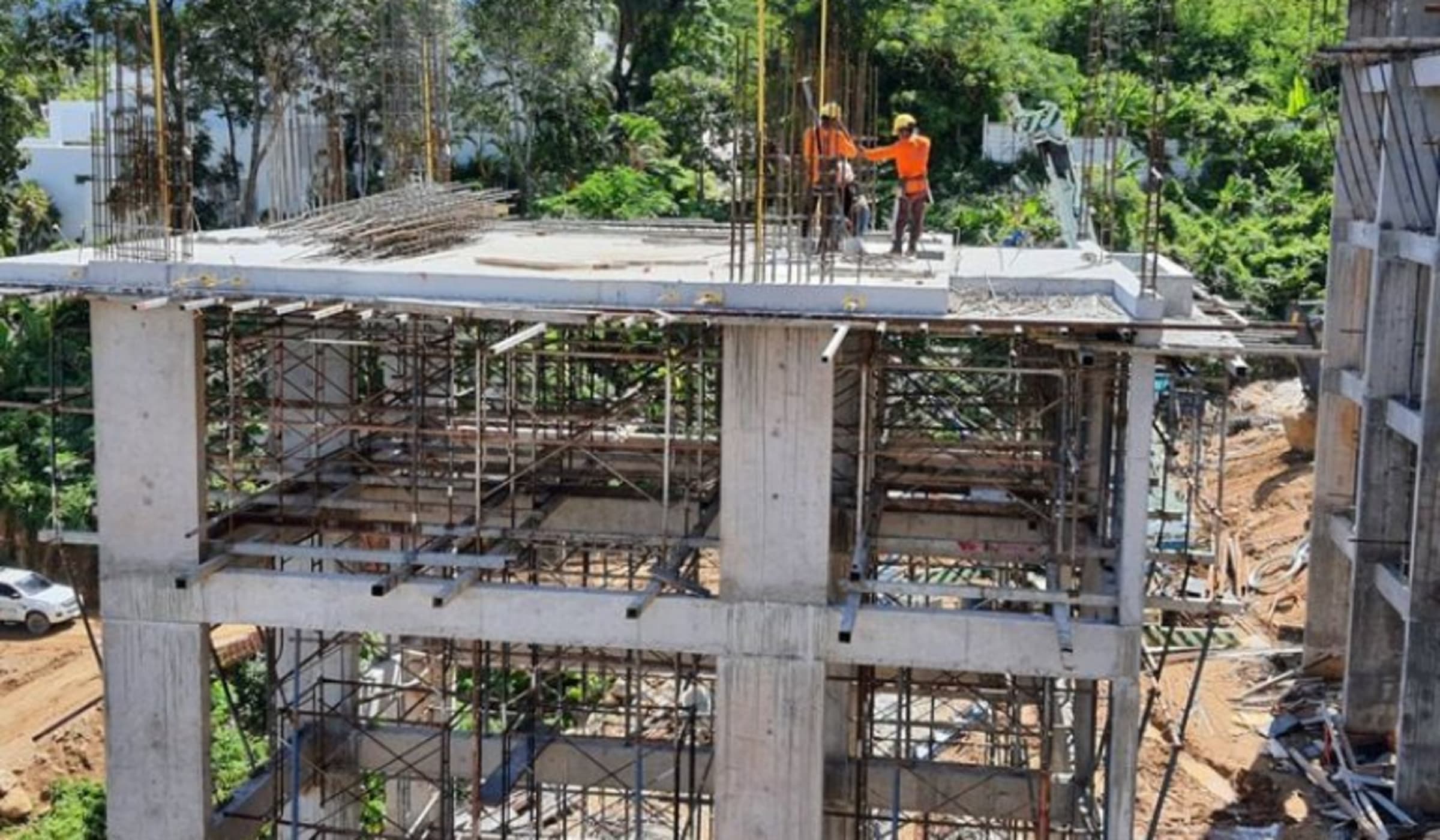 Construction site by Naksha Construction